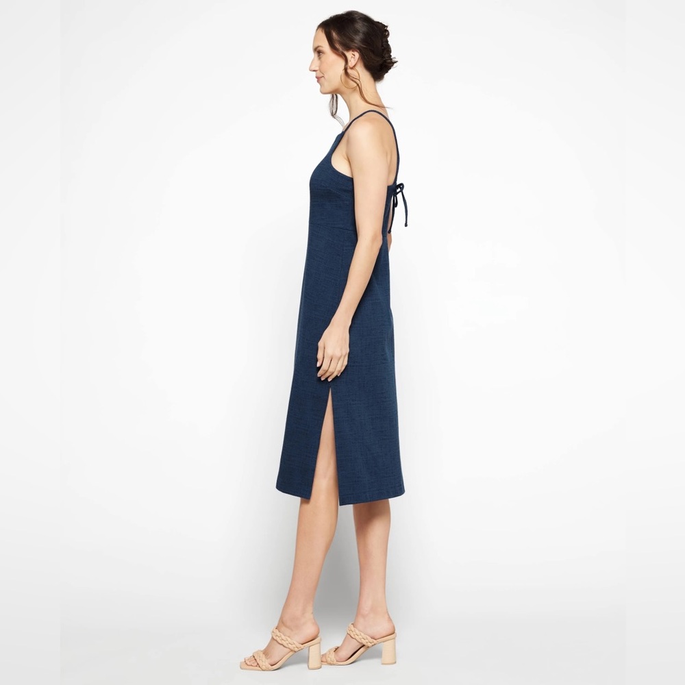 Madewell Knit Apron Cami Dress in navy size Large